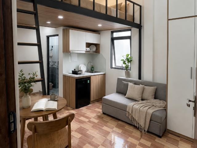 15m ra MT Núi Thành, 86m2, ngang 7.5m, 4 tầng mới, 12 phòng, dòng tiền 40tr