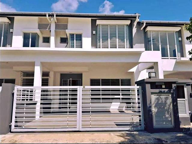 15min to AEON 10FT backyard 20x75 Double storey Superlink GG
