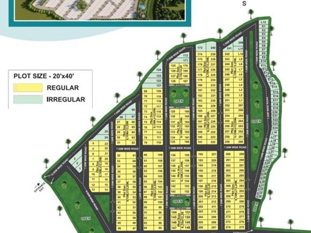 1600 Sq.Ft. Plot in Katara Hills Bhopal Listing ID: #10356