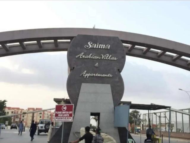 160 sq yards portion available for rent Karachi Saima Arabian Villas ID 35808