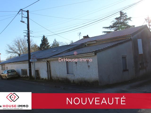16160 gondpontouvre a vendre maison à rénover de 100 m ² et terrain de 1000 m²