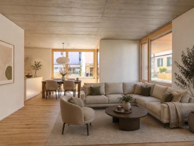 170 m² Gartenwohnung mit separatem Homeoffice / Atelierraum