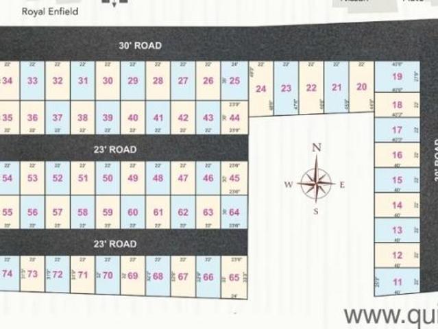 1777 Sq. ft Plot for Sale in Oragadam, Chennai