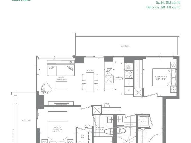1803 7 Golden Lion Heights, North York | 2Beds/2Bath, Condo, $3,000/mo | Condos. Ca