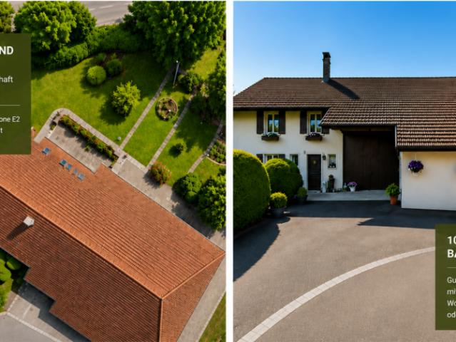 1839 m2 Bauland mit Aussicht inkl. Bestandesliegenschaft Bauernhaus