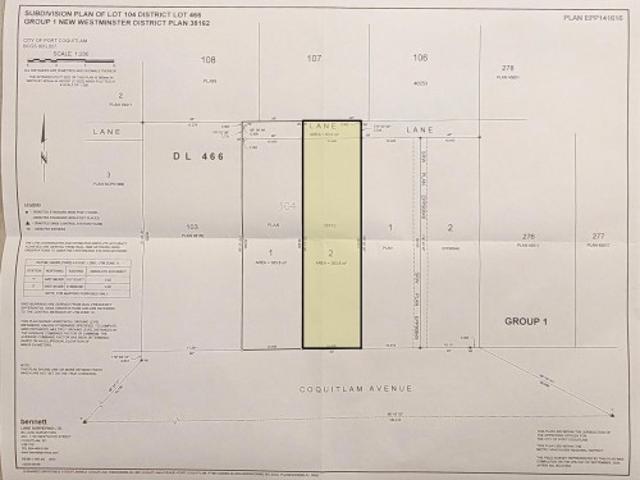 1861 Coquitlam Avenue, Port Coquitlam, BC, V3B 1J1 vacant land for sale | Listing ID R3130 | Royal LePage