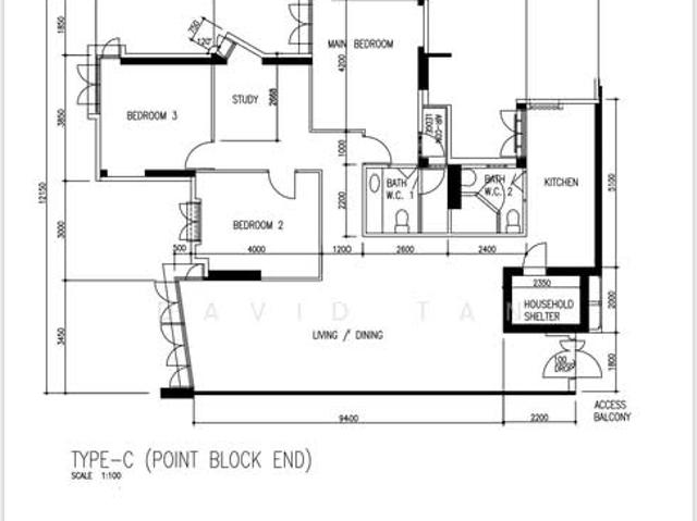 186 Punggol Central HDB Apartment For Sale, $880,888, 4 Bed 2 Bath 1,378 sqft $639.00 psf