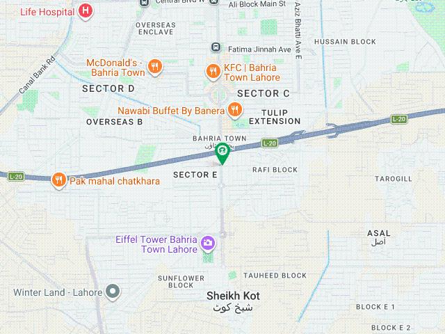18 Marla Plot For Sale Ghazi Block, Bahria Town Lahore