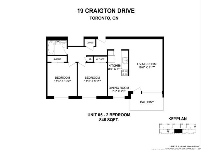 19 Craigton Drive 2 Bedroom Apartment for Rent at 23 & 23 Craigton Drive, Toronto, ON M1L 2N5 Golden Mile