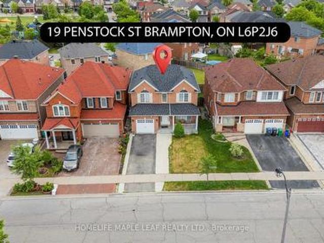 19 Penstock Street, Brampton, ON, L6P 2J6 house for sale | Listing ID W13536 | Royal LePage