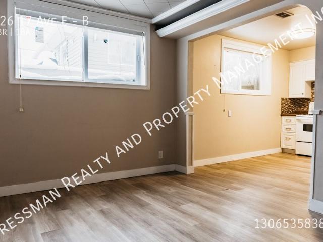 1 Bed, 1 Den, 1 Bath basement suite located in Al Ritchie