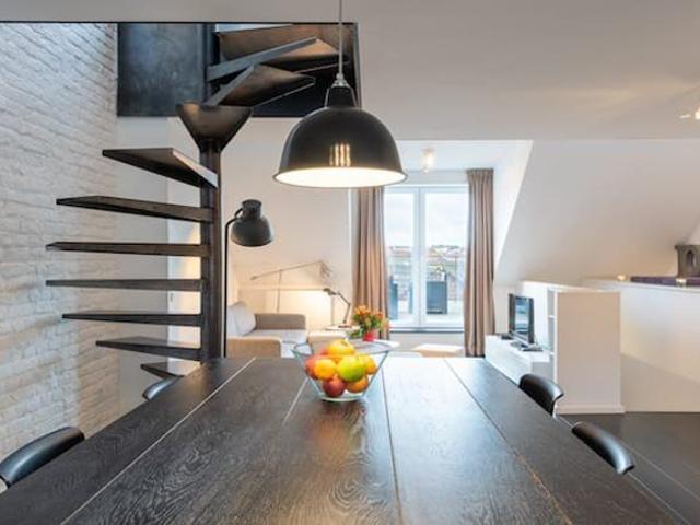 1 Bed Apartment in Ixelles with Spiral Staircase