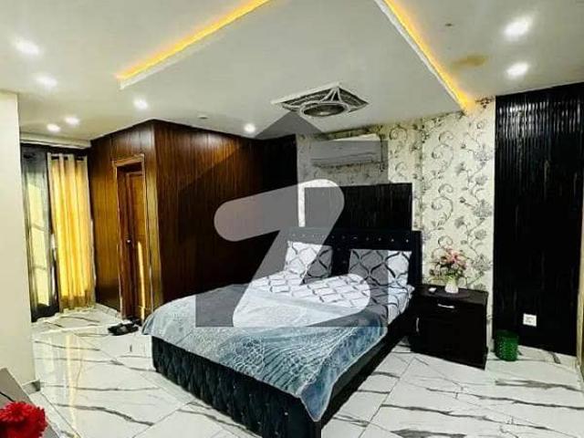 1 Bed Fully Furnished Flat For Sale Facing Gulmohar Block Sector C Bahira Town Lahore