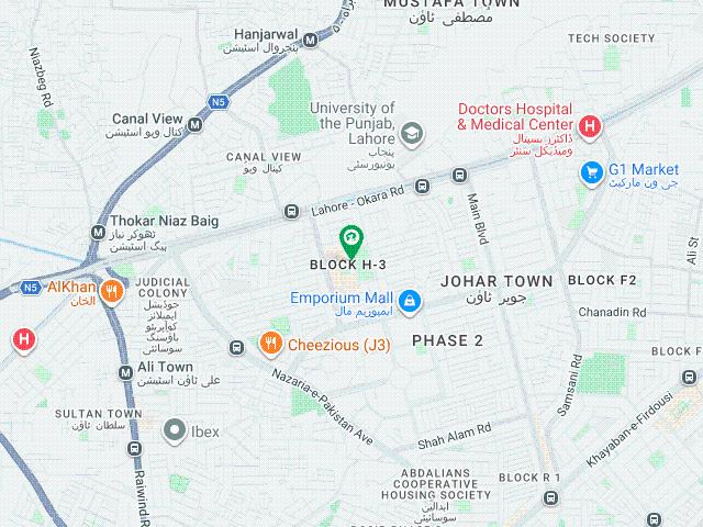1 bed living Flat For Sale H3 block Near Expo Center Johar town Lahore