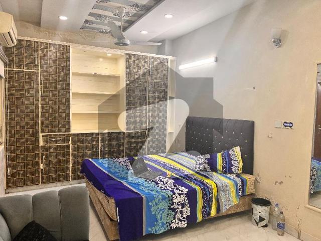 1 Bed Living Fully Furnished Apartment On 2nd Floor Elevator Available Johar Town Phase 1 Block G1