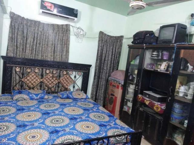1 bed lounge furnished flat for urgently sell at nagan churangi Karachi North Karachi ID 35911