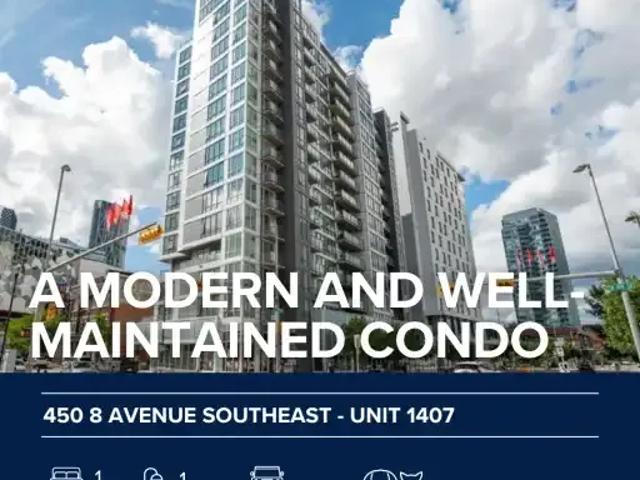 1 Bedroom Condo Calgary AB 103243637