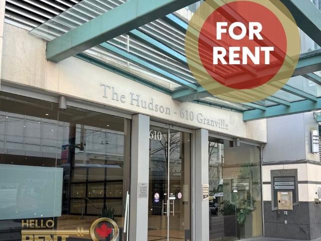 1 Bedroom Condo for Rent at 610 Granville Street #2609, Vancouver, BC V6C 3T3 Downtown Vancouver