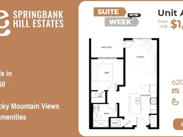 1 Bedroom Apartment Calgary AB 102203766