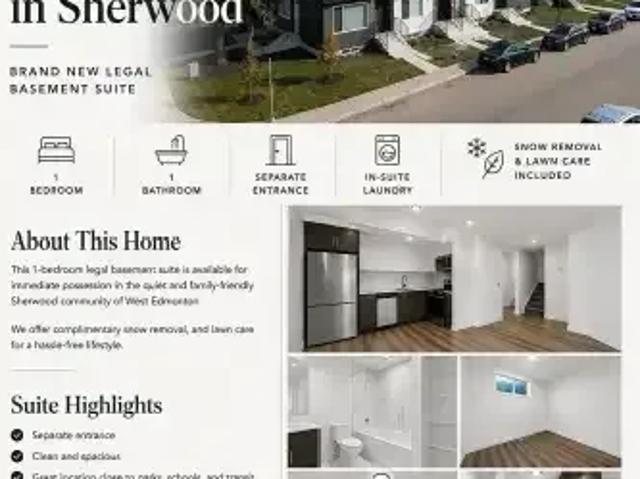 1 Bedroom Apartment Edmonton AB 103579167