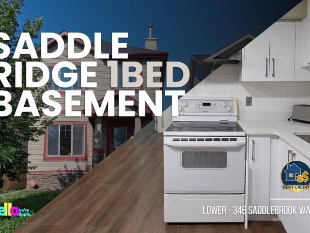 1 Bedroom Apartment for Rent at 346 Saddlebrook Way Ne, Calgary, AB T3J 5M7 Saddle Ridge
