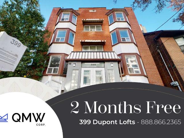 1 Bedroom Apartment for Rent at 399 Dupont St, Toronto, ON M5R 1W3 The Annex