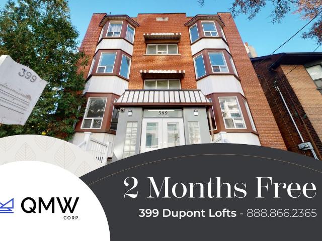 1 Bedroom Apartment for Rent at 399 Dupont St, Toronto, ON M5R 1W3 The Annex