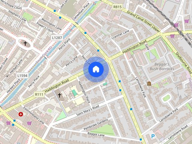 1 bedroom apartment for rent in Pembroke, Dublin