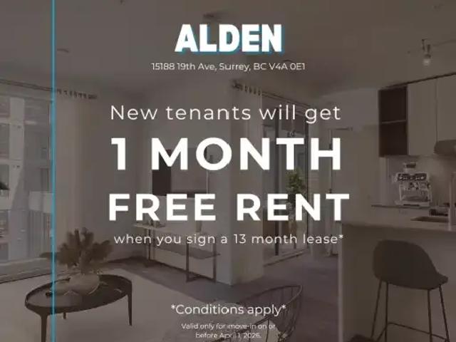 1 Bedroom Apartment Surrey BC 99720264