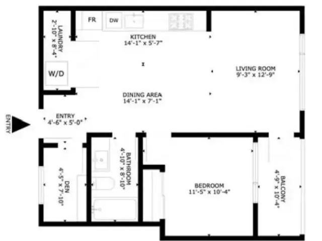 1 Bedroom Apartment Vancouver BC 103740083