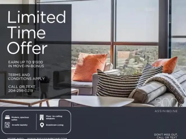 1 Bedroom Apartment Winnipeg MB 100975051
