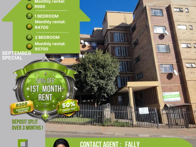 1 Bedroom Flat To Let in Yeoville