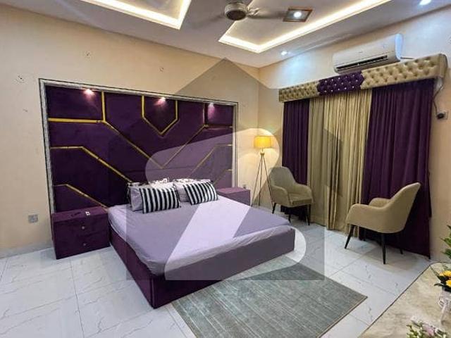 1 bedroom fully furnished neat and clean flat available for rent in bahria town lahore