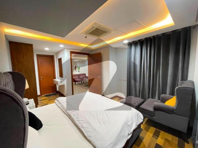 1 Bedroom Fully Furnished Apartment for Short Term Rent in Gold Crest DHA Lahore | Rs. 15,000 Per Day Goldcrest Mall & Residency