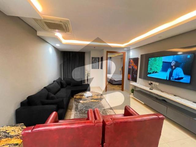1 Bedroom Fully Furnished Apartment for Short Term Rent in Gold Crest DHA Lahore | Rs. 15,000 Per Day Goldcrest Mall & Residency
