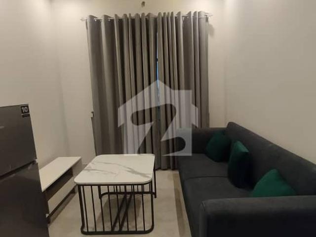 1 bedroom furnished apartment is available for rent in bahria town sector e