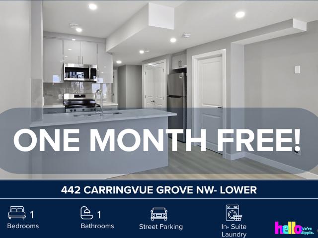 1 Bedroom Home for Rent at 442 Carringvue Grove Nw, Calgary, AB T3P 2L9 Evanston