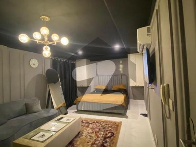 1 bedroom studio furnished apartment available for rent bahria town lahore Bahria Town Sector E