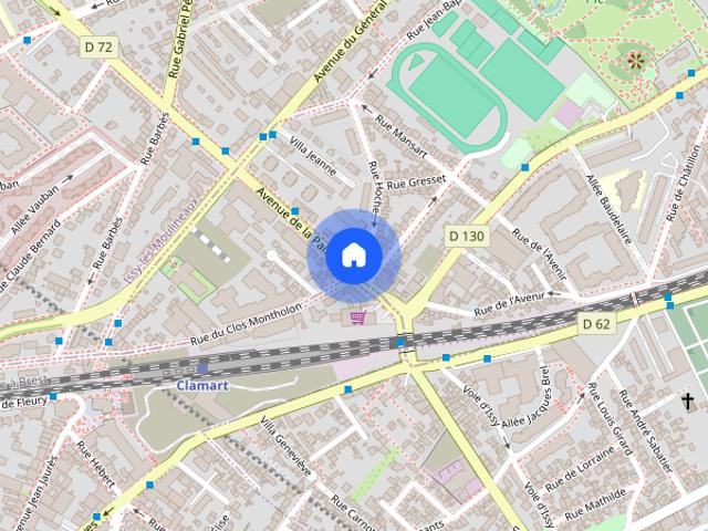 1 bedroom room in Vanves