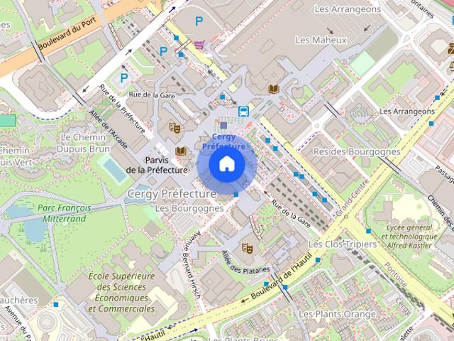 1 bedroom room in Cergy