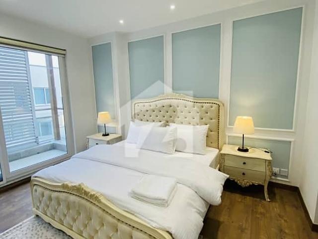 1 bedroom with powder room modern apartment