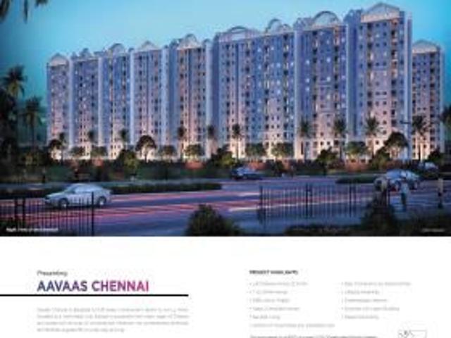 1 BHK 566 Sq Ft Apartment In Nebula Aavaas, Mahindra World City, Chennai