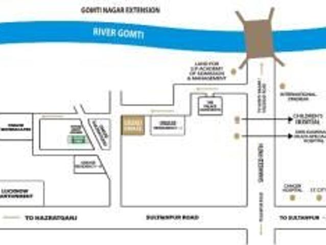 1 BHK 995 Sq Ft Apartment In Omaxe Grand, Gomti Nagar Extension, Lucknow