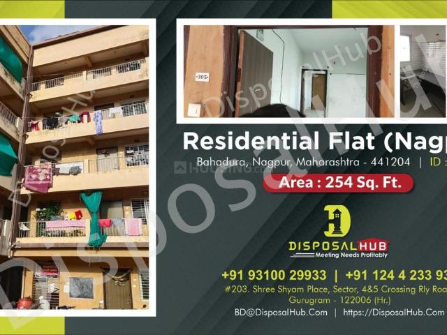1 BHK Apartment in Bahadura for resale Nagpur. The reference number is 13644408