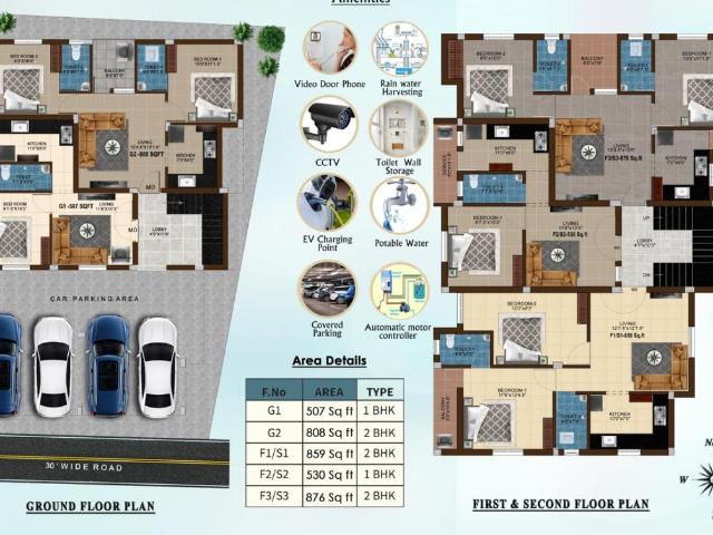 2 BHK Apartment in Perumanttunallur for resale Chennai South. The reference number is 16612949