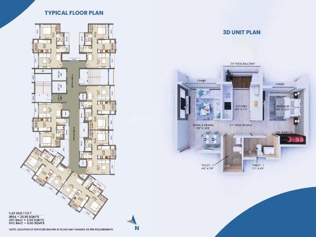 1 BHK Apartment in Dombivli East for resale Beyond Thane. The reference number is 17598840