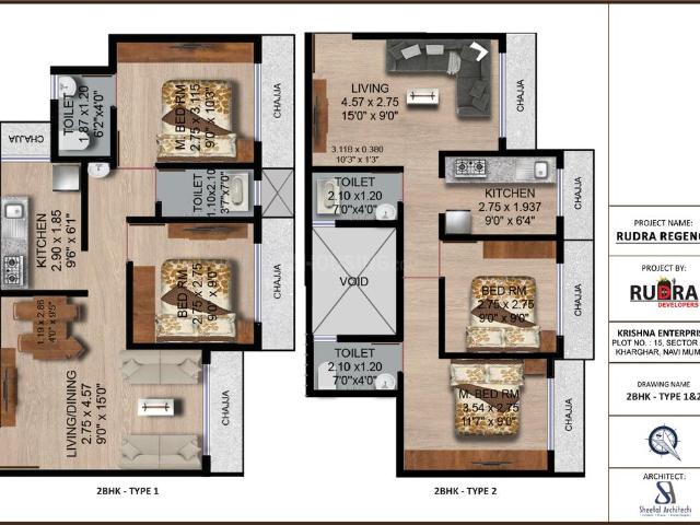 1 BHK Apartment in Kharghar for resale Kutak Bandhan. The reference number is 17584873