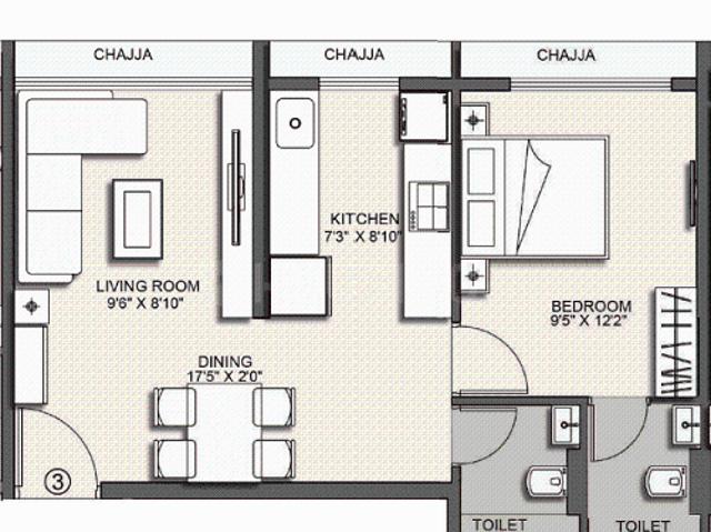 1 BHK Apartment in Kurla East for resale Mumbai. The reference number is 13129399