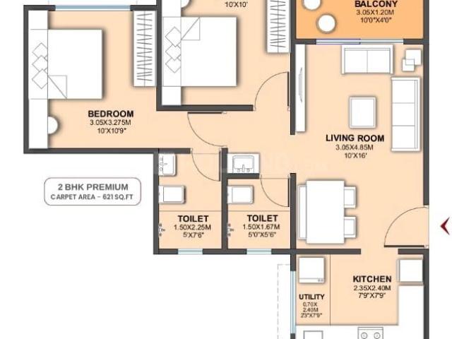 1 BHK Apartment in Mamurdi for resale Pune. The reference number is 19882826