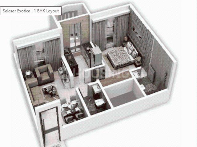 1 BHK Apartment in Mira Road East for resale Mira Bhayandar. The reference number is 15976503